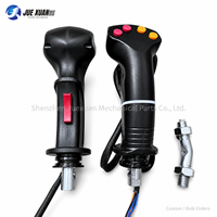 Manette de commande hydraulique multifonction à 5 boutons Juexuan, garantie 1 an, pour les machines forestières, les harvesteurs et les excavateurs