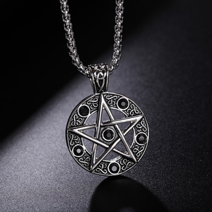 Collana pentagramma soprannaturale 2025 ciondolo in cristallo d'argento popolare collana a maglie per la festa regalo - Product Image 4