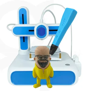 Conjuntos de canetas para impressora 3D presente com filamento Pal e padrão livre, modelo e estojo para canetas, fácil de transportar para crianças