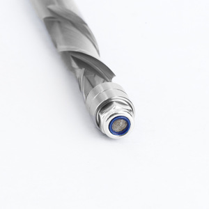 Fraise à queue en carbure monobloc 12 mm à 2 dents pour fraisage en montée pente pour le travail du bois sur centre d'usinage CNC - Product Image 1