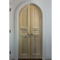 JBDhome Home Decor Custom High Grade Exterior Door Sidelights Beautiful Windows Hardwood Modern Villa Exterior Puertas de madera