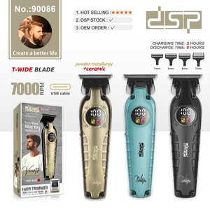Dsp Encore Pro Hair Trimmer Led Display Stainless Steel <b>Blade</b> Battery Powered For Home And <b>Barber</b> Use - Product Image 4