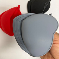 Maniques de four en silicone résistantes à la chaleur, protège-plats en silicone pour la cuisine, mini-gants de four en caoutchouc, maniques de cuisine mignonnes