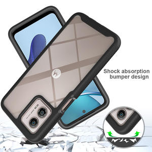 Funda protectora de doble cara de cuerpo completo con funda protectora de pantalla PET para <span class=keywords><strong>Motorola</strong></span> G14 G54 G84 G13 G53 G22 G32 - Product Image 3