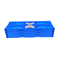 Caisse de rangement pliable en plastique JOIN, forme rectangulaire, pour usage industriel et commercial, prix en gros