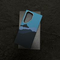 Étui de téléphone antichoc magnétique à texture en fibre de carbone de style professionnel pour Samsung Galaxy S25 S24 s 23 S22 Ultra S24 FE Plus