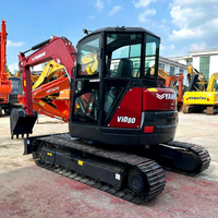 Tracteur d'occasion de haute qualité Yanmar VIO 80 Excavatrice avec état de fonctionnement Lour Yanmar Vio80 à vendre en stock