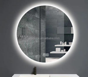 Estrella Hotel decoración <span class=keywords><strong>Baño</strong></span> Led <span class=keywords><strong>espejo</strong></span> <span class=keywords><strong>80x80</strong></span> doble sensor Circular <span class=keywords><strong>espejo</strong></span> sanitario iluminar pantalla <span class=keywords><strong>espejo</strong></span> - Product Image 3