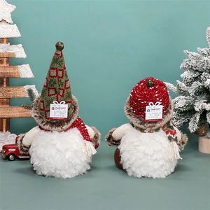 Figura de Muñeco de Nieve Luminoso, Paquete de 2, Centro de Mesa Festivo para las Fiestas, Regalo con Efecto de Brillo Cálido - Product Image 3