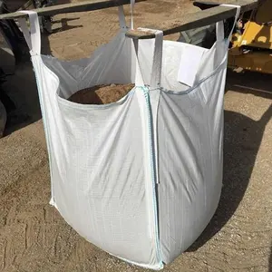 La fabbrica vende direttamente 1000kg 1500kg PP Big Bag grande sacchetto Jumbo in plastica industriale per materiali da costruzione