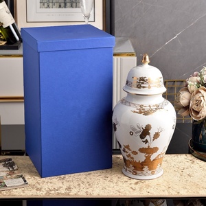 Nouveaux pots en céramique contemporains sous glaçure, de différentes couleurs, pour la décoration intérieure et les tables de mariage - Product Image 2