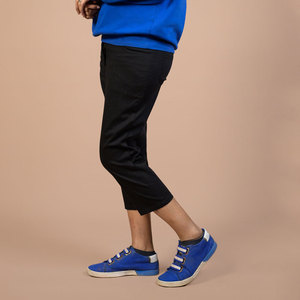 Fashion Women Capri Pants Soft Cotton Cropped Trousers with Side Pockets Custom Ladies Lightweight Breathable Capri Pants - Product Image 2