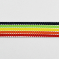 Sangles en ruban tissé plat coloré en polyester de 38 mm et 40 mm, personnalisables, pour sacs, chaussures et textiles de maison