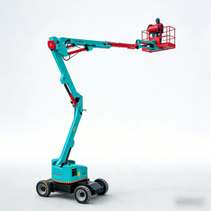 Plateforme élévatrice articulée électrique mini Longqing TB11E <span class=keywords><strong>de</strong></span> 11,5 m avec portée <span class=keywords><strong>de</strong></span> 4,5 à 11,8 m pour utilisation en intérieur - Product Image 1