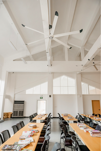 Vfans Sáng Tạo Điều Khiển Từ Xa Lớn Quạt Trần 1.5M 60 Trong Pmsm Động Cơ Hvls Fan Ce Chứng Nhận Đáng tin cậy Làm Mát Không Khí Fan Hâm Mộ - Product Image 2