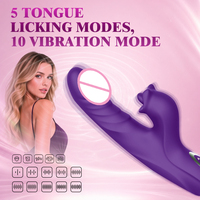 Kaninchenvibrator mit Teleskopvibration und Heizfunktion für weibliches Vergnügen