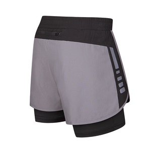 Dual <b>Layer</b> Phone Pocket Athletic Men's Shorts Quick Dry Running Gym Training Sports Shorts - Product Image 4