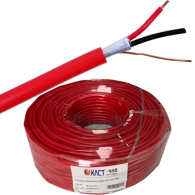 LPCB Standard 1.5mm2 2Cores PH30 LSZH Polyolefin BC Fire Resistant Bare Stranded Overhead Cable