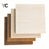 Panneaux en bois MDF rainurés, modernes, haut de gamme, acoustiques, ignifuges, imperméables et écologiques, matériau d'absorption acoustique pour extérieur