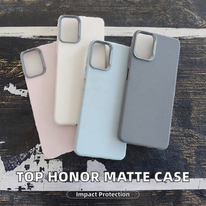 Étui de téléphone en TPU à motif litchi fin et élégant, avec objectif électro-plaqué pour <span class=keywords><strong>iPhone</strong></span> 14 13 Pro Max Samsung S24 Ultra Vivo IQOO 13 Oppo Reno - Product Image 4