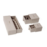 Boîte d'emballage de bijoux personnalisée avec logo de marque, boîte cadeau pour collier, pour la vente