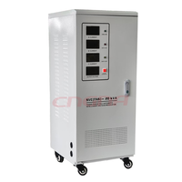 Stabilisateur de tension triphasé avec compteur de puissance 10K 15KVA 20KVA, régulateur de tension 260V-450V, protection contre les surtensions