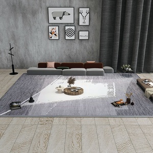 Woven Carpet Living Room Nordic Style Sofa Coffee Table Rug Light Luxury Home Use <strong>Bedroom</strong> Bedside Large Area Floor <strong>Mat</strong> 3D Full - Product Image 1