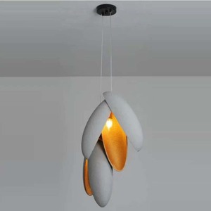 Italian Style Oval Pendant Light E27 LED Switch Control For Villa Bedroom Interior Design - Product Image 3