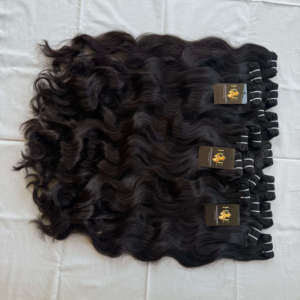 Fournisseurs de Cheveux Naturels Indiens Non Traités, Raides, Ondulés et Bouclés – Fournisseur de Cheveux Humains Bruts – Fournisseurs d'Extensions de Cheveux Humains Naturels Indiens - Product Image 2