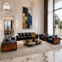 Ensemble de canapés en noyer massif et laiton, style moderne du milieu du siècle, fabrication artisanale, solution clé en main pour l'aménagement intérieur, personnalisable
