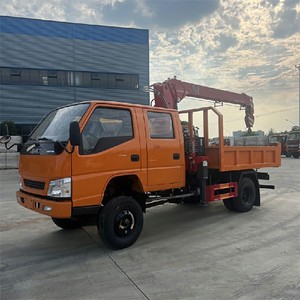 Camion grue à flèche droite JMC, petit modèle 2 rangées, 4x2, mini-grue de 5 tonnes, prix - Product Image 3