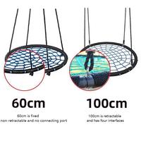 Aire de jeux d'extérieur et d'intérieur, balançoire nid d'oiseau d'angle, corde en nylon, jardin, école, maternelle, maison de jeu, parc de trampolines