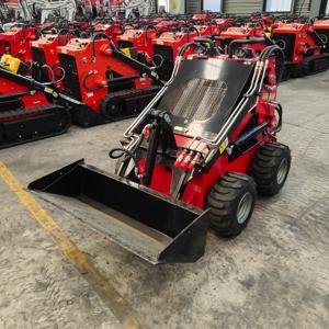 Высококачественный мини-трактор-экскаватор, мини-погрузчик с навесным оборудованием, садовый мини-погрузчик на колесах, бесплатная доставка - Product Image 5