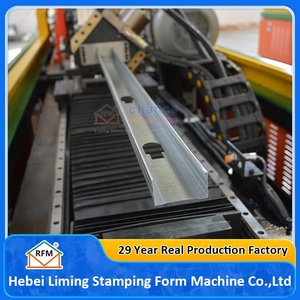 Hebei Liming Bestseller Gipskartonplatten Omega-Profil-Rollformmaschine Trockenbau-Profilherstellungsmaschine - Product Image 2