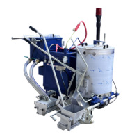 Machine de marquage routier électrique thermoplastique en promotion, franchit facilement les pentes, petite taille, facile à utiliser, avec trémie de 15 cm