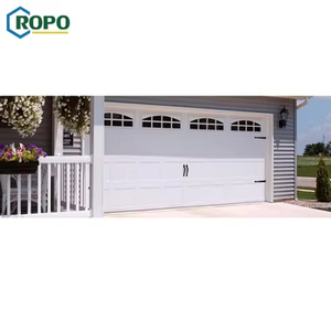 Porte de <span class=keywords><strong>garage</strong></span> résidentielle automatique en aluminium, étanche, blanche - Product Image 3