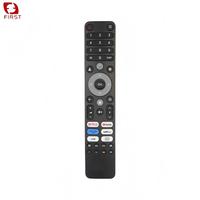 Control Remoto para TV DEXP CHIQ de Primera Calidad, 1 Año de Garantía, Infrarrojo, para Voz en Inglés, Alcance de 10 m, Plástico y Silicona