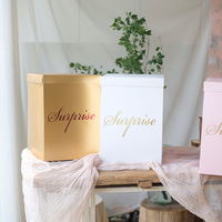 Boîtes cadeaux personnalisées écologiques pour gâteaux surprise d'anniversaire de Noël de vacances