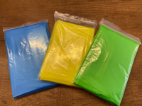 Ponchos de pluie jetables à capuche bleus transparents imperméables pour adultes Imperméable durable pour hommes et femmes