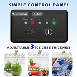 Konwin thương mại Ice Maker Máy Nhà hàng cửa hàng khách sạn nhà máy Giá mini Ice Maker Máy bán tốt nhất Ice Maker - Product Image 3