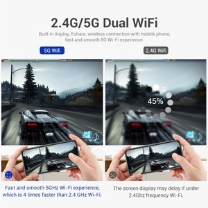 2025 phổ biến Mini Cube Pocket DLP Android Wifi BT D048 rạp hát tại nhà 1080P 4K ngoài trời được xây dựng trong pin máy chiếu - Product Image 4