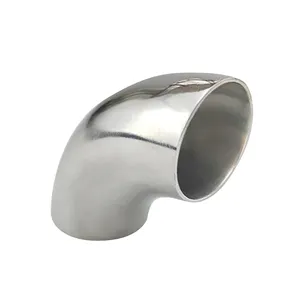 90 degree Xinshanhu 1 2 3 4 5 6 7 inch welding pipe sanitary short radius ss 304 316 stainless steel elbow