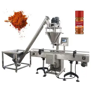 Dry Powder Cassava Ginger Pepper Turmeric Powder Auger Screw Filler Filling Packing Dosing Machine