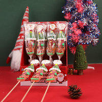 Hot-selling Christmasgummy Candiescreative Fruit Flavors 48g Christmas Gummy Sticks Individually Wrapped Holiday Candy Gift Box