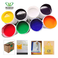 Vente en gros d'encre d'impression par héliogravure flexographique à base d'eau pour film plastique comme PP,PE,OPP, sacs en plastique en feuille d'aluminium