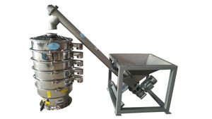 304 स्टेनलेस स्टील खिला मसाला पाउडर खड़ी सर्पिल कन्वेयर कीड़ा पेंच लिफ्ट - Product Image 4