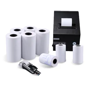 Fabriek Goedkope Gratis Monster Prijs Bonpapier Rollen 57X38Mm Pos Papier Kassa Thermische Printer Papierrol