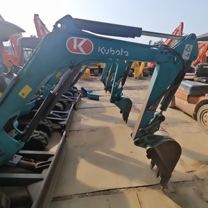Miniexcavadora Usada Kubota U20 de 2 Toneladas con Giro Cero de Cola, Excavadora Hidráulica para Jardinería, Demolición en Interiores y Trabajos Municipales - Product Image 4