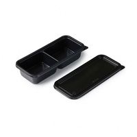 35 Grands contenants alimentaires jetables en PP biodégradable et micro-ondables pour plats à emporter, 140x115x42mm
