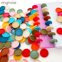 Anneaux de reliure RINGNOTE 24MM en plastique rigide, 1 pouce, paquet de 1000, vente en gros, pour carnets à disques, journaux et albums